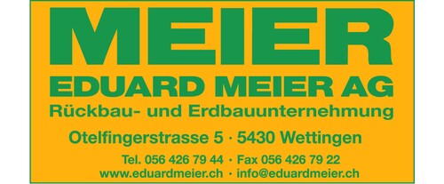 Inseratevorlage Eduard Meier AG farbig